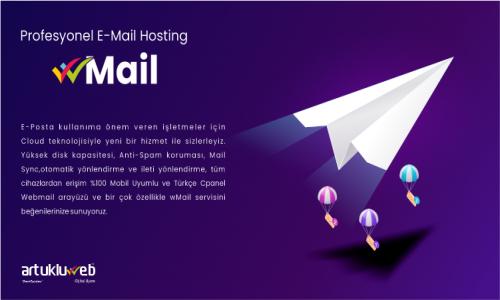 wMail E-Mail Hosting Servisi Kullanıma Açıldı!