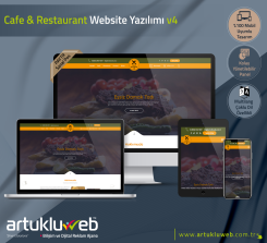 Cafe & Restaurant Website Yazılımı v4